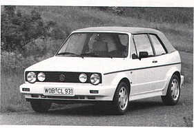 Bild zu Artikel Volkswagen Golf Cabriolet 1,8-Liter - 98 PS (DIN) Benzineinspritzung