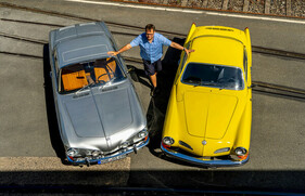 Volkswagen Karmann Ghia Typ 14 und Typ 34 im Vergleich – kann denn Größe Sünde sein?