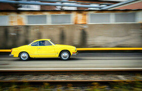 Volkswagen Karmann Ghia Coupé Typ 14 (1974) - In Fahrt