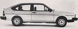 Volkswagen Passat 1,3-Liter - 55 PS (DIN) 1 Vergaser (1982)