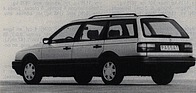 Volkswagen Passat 1,6-Liter - 75/72 PS (DIN) Benzineinspritzung (1988)