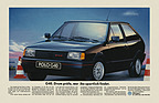 Volkswagen Polo G40 (1991) – frühe Werbeanzeige noch mit orangen Blinkern