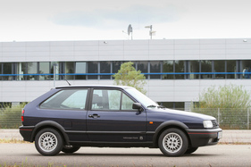 Volkswagen Polo G40 (1992) – in der Farbe "Windsorblau"