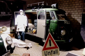 Volkswagen T1 Polizeibus (1950) - Auch Polizeiautos sind in der Sammlung Grundmann vertreten