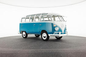 Volkswagen T1 Samba De Luxe 21-Window Microbus (1965) - angeboten als Lot 132 an der Bonhams The Autoworld Sale in Brüssel am 13. Mai 2023