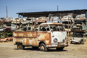 Volkswagen Type 2 Single-Cab Pickup (1966) - as lot 254 at the RM/Sotheby's "The Junkyard - The Rudi Klein Collection" auction 2024