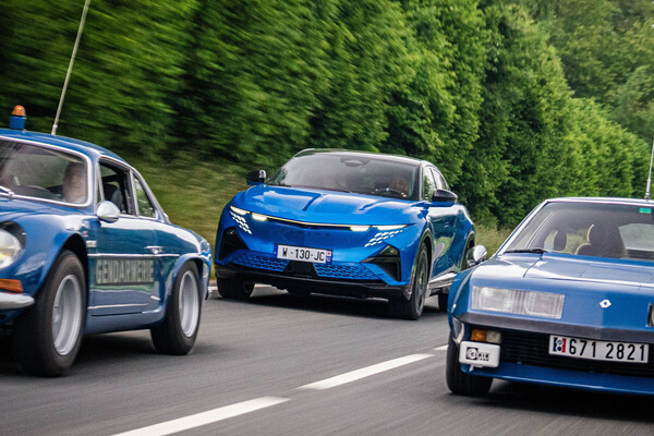 Vollelektrische A390 – Jubiläumstreffen "70 Jahre Alpine" Dieppe 2025