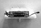 Volltransistorisiertes Autoradio "Radiomatic" mit drei Wellenbereichen im flachen Gehäuse - Genfer Automobilsalon 1964