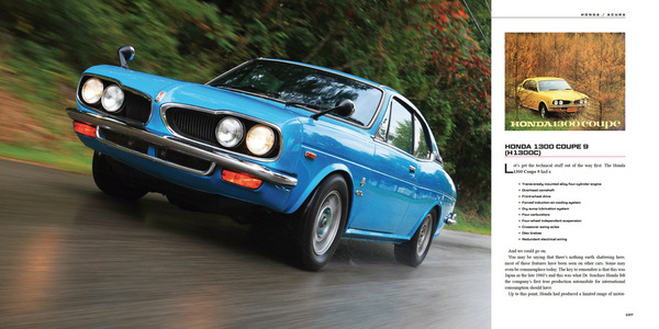 Volume I - Seiten 106-107 - Honda 1300 Coupé - Buch "Quiet Greatness"