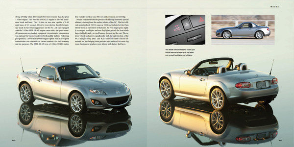Volume II - Seiten 410-411 - Mazda MX5 - Buch "Quiet Greatness"