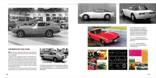 Volume III - Seiten 832-833 - Datsun 240 Z - Buch "Quiet Greatness"
