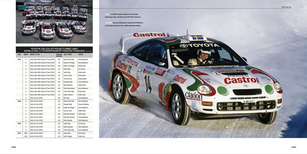 Volume IV - Seiten 1268-1269 - Toyota Celica GT-Four Turbo - Buch "Quiet Greatness"
