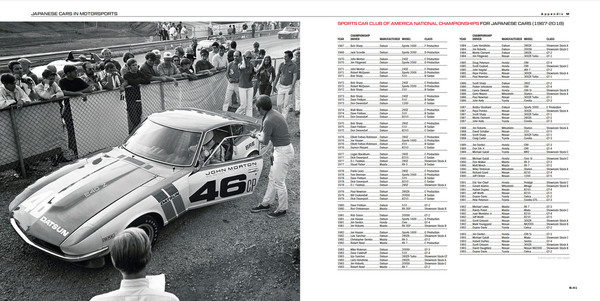 Volume V - Seiten 40-41 - SCCA Datsun 240Z - Buch "Quiet Greatness"