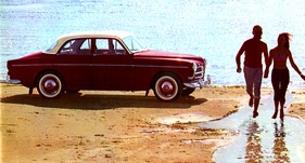 Volvo 122 (1961) - macht sich auch am Strand gut Volvo 122 (1961) - macht sich auch am Strand gut