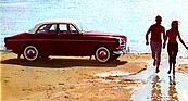 Volvo 122 (1961) - macht sich auch am Strand gut