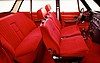 Volvo 144 (1970) - Interieur ganz in Rot (© Werk / Volvo, 1970) Volvo 144 (1970) - Interieur ganz in Rot (© Werk / Volvo, 1970)