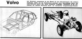 Volvo 144 S (1966) - Skelett und Fahrwerk Volvo 144 S (1966) - Skelett und Fahrwerk