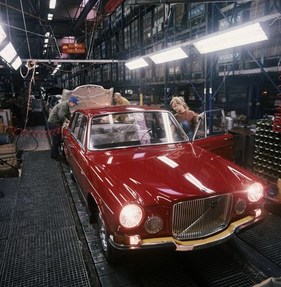 Volvo 164 (1968) - Produktion in der Torslanda-Fabrik
