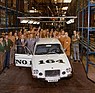 Volvo 164 (1968) - der erste gebaute Sechszylinder auf Basis des 144 - man sieht den technischen Manager Svante Simonsson (links) und CEO Gunnar Engellau