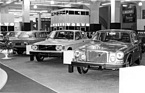 Volvo 164 E - im Detail überarbeitet, zusammen mit den anderen Modellen; auffallend die massiven Stossstangen nach US-Norm - am Genfer Automobilsalon 1974