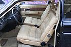 Volvo 262 C (1981) - bequeme und aufwändig in Leder gefasst Sitze