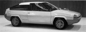 Volvo 343 Tundra Bertone (1979) - Weltpremiere - futuristische, aber nicht überspannt anmutende Speziakarosserie - Genfer Automobilsalon 1979