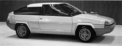 Volvo 343 Tundra Bertone (1979) - Weltpremiere - futuristische, aber nicht überspannt anmutende Speziakarosserie - Genfer Automobilsalon 1979