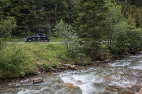 Volvo 444 (1947) - an der Saalbach Classic 2015