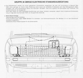 Volvo 66 (1975) – Elektrische Standardausrüstung