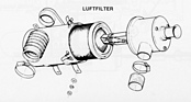 Bild: Volvo 66 (1975) – Luftfilter