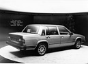 Volvo 760 GLE (1982) - am Genfer Automobilsalon von 1982 - auffallende Keilform und kantiges Heck