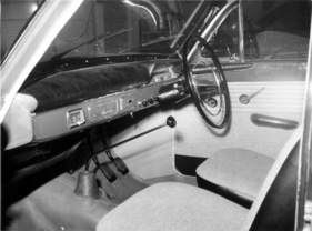 Volvo Amazon (1956) - Interieur , gesehen auf der London Motorshow