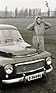 Image: Volvo three-point seat belt - Rollover test with three-point seat belt in the Volvo PV544 with Orvar Aspholm