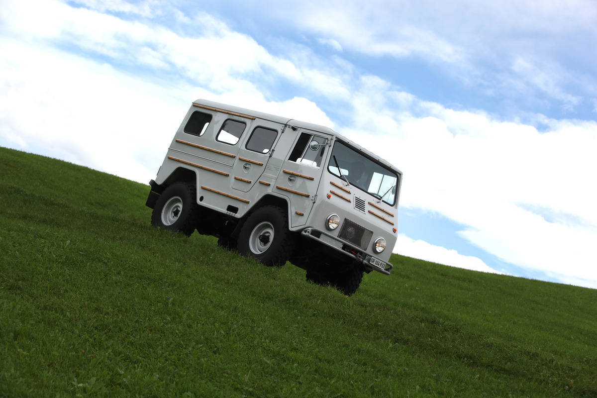 Volvo L3314 (1964) - dank Reduktionsgetriebe fast unschlagbar im Gelände