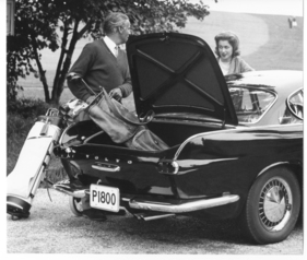 Volvo P 1800 S (1961) - grosser Kofferraum für einen Sportwagen