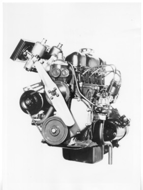 Volvo P 1800 S (1962) der neue fünfach-gelagerte 1,8-Liter-Motor für den P 1800 S