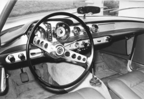 Volvo P 1800 S (1962) - schön gestaltetes Lenkrad