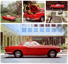 Volvo P 1800 S (1963) - in allen Umgebungen zuhause - aus dem Verkaufsprospekt