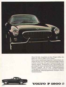 Volvo P 1800 S (1964) - Werbung aus dem Jahre 1964 -