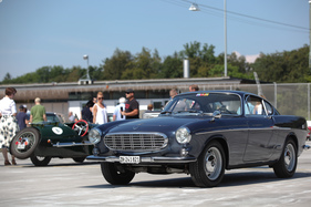 Volvo P 1800 - das Sportcoupé trug Ferrari-Züge vorne - Dolder Classics September 2016
