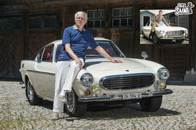 Volvo P1800 E (1970) - mit dem eleganten Coupé darf sich der Fahrer fast wie ein Fernsehserien-Detektiv fühlen