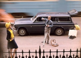 Volvo P220 (1966) - Amazon station wagon set in scene