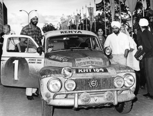 Volvo PV544 (1965) - "Buckel-Volvo" bei der Safari-Rallye 1965.
