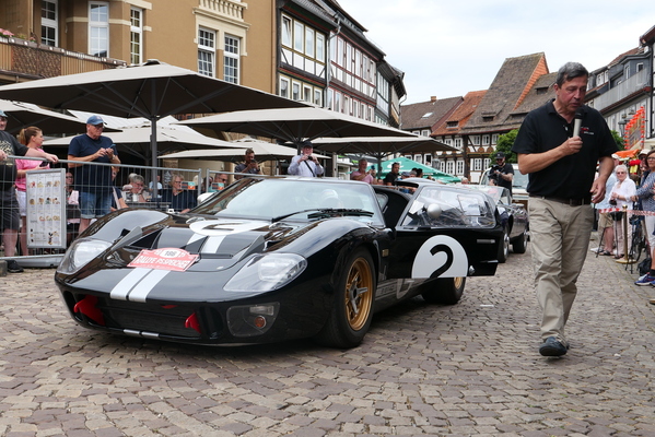 Vom Ford GT40 gibt es mehr Nachbauten oder Repliken als Originale. Dieses Exemplar ist von 1966 – Einbecker Oldtimertage 2025
