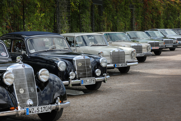 Vom Mercedes-Benz 170 bis zur S-Klasse der Neunzigerjahre - 18. ASC-Classic-Gala Schwetzingen 2022