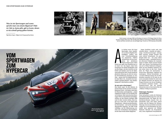 Bild: Vom Sportwagen zum Hypercar – Zwischengas Jahresmagazin 2026