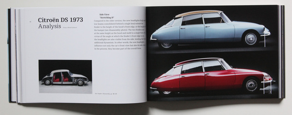 Vom Übergang zur zweiten Version mit den Schwenkaugen - Buch "The Goddess - La Déesse - Investigations on the Legendary Citroën DS"