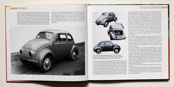 Bild Vom ersten Prototypen ... - Buch "Renault 4 CV - das Crèmeschnittchen"