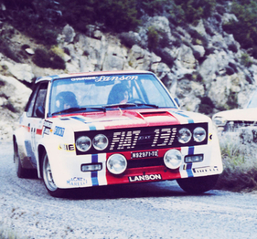 Von 1978 bis Ende 1980 war Michèle Mouton für Fiat France auf dem 131 Abarth unterwegs – 4. Legendentreff in Laupersdorf mit Michèle Mouton 2025