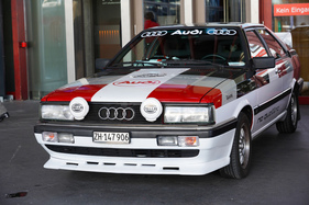 Von den Ur-Quattro wurden gleiche mehrere Exemplare gesichtet - Oldtimermesse St. Gallen 2019